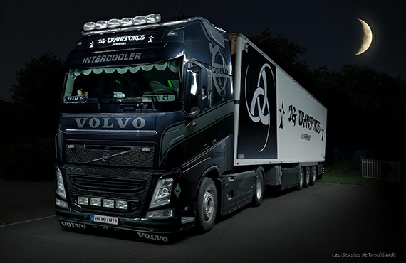 camion tracteur Volvo FH13 intercooler space cabine