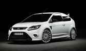 ford focus rs 2010 blanche trois quart avant